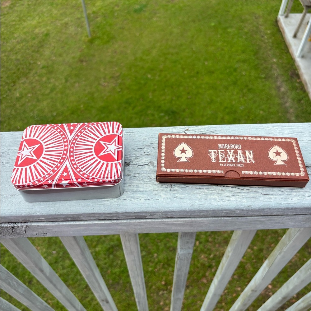 Marlboro Playing Cards 2 Complete Sets Vintage Poker